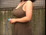 Japanese huge tits lady