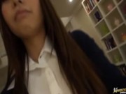Shy school girl gets fingered by asian stud